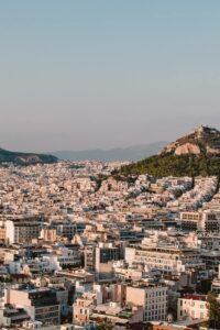 lycabetus Mountain in Athens Greece