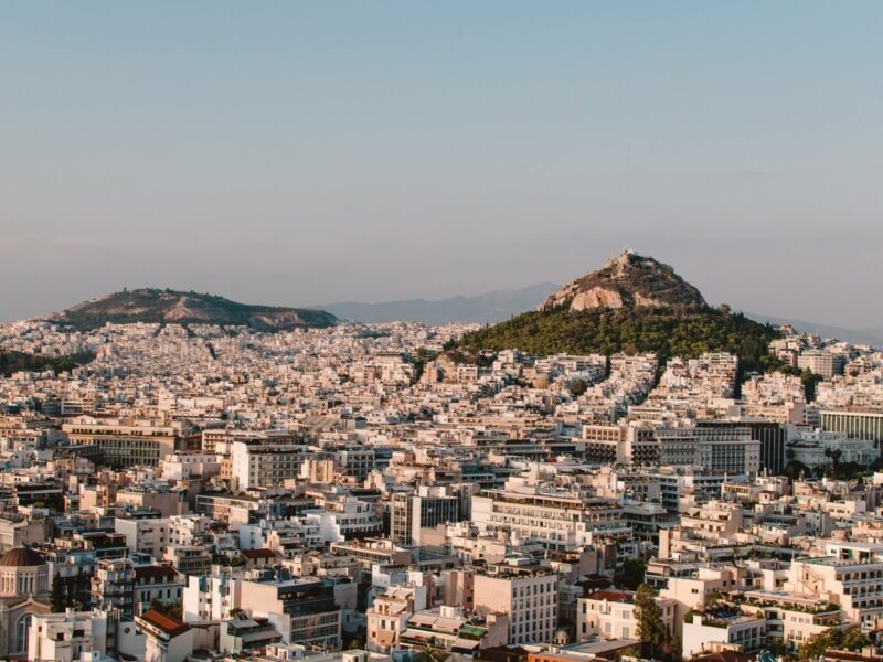lycabetus Mountain in Athens Greece