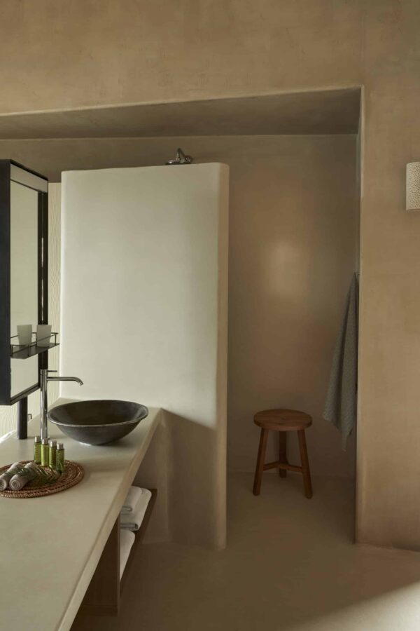 bathroom design in Kefalonia retreat
