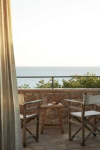 luxury retreat balcony