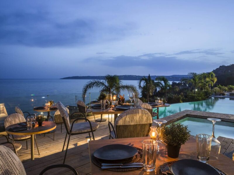 selini restaurant with sea view in Kefalonia