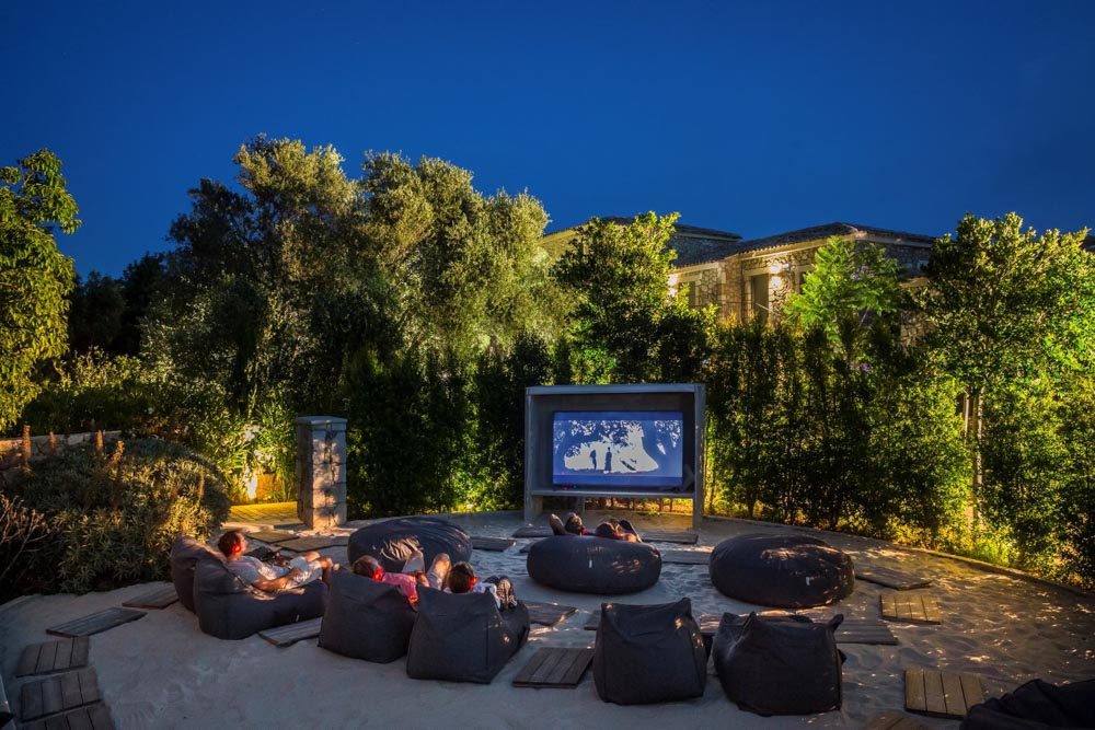 outdoor cinema in Kefalonia