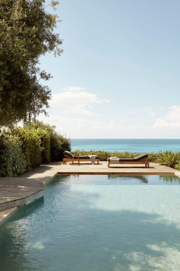 luxury villa view in Kefalonia retreat