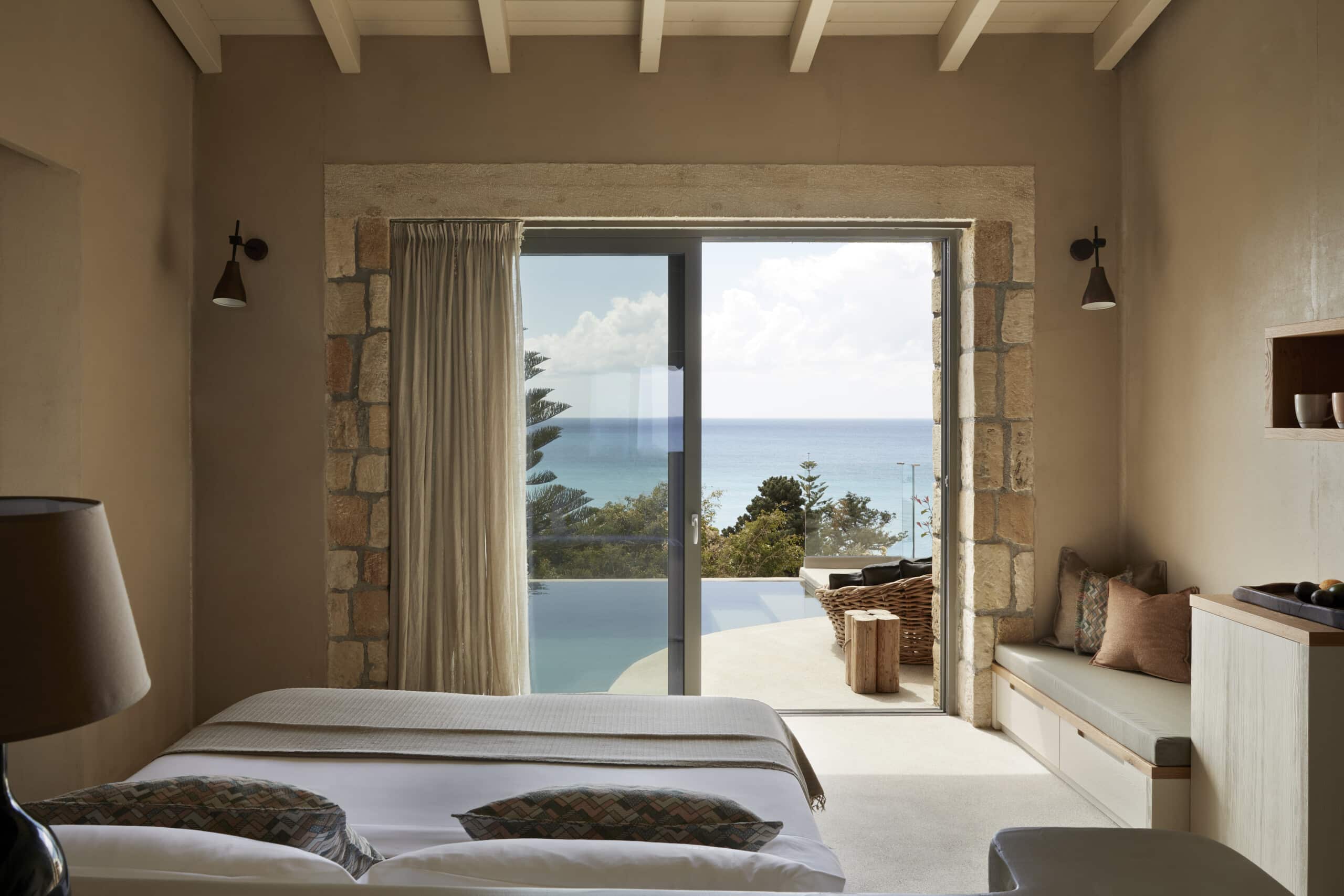 room view on a wellness retreat in Kefalonia