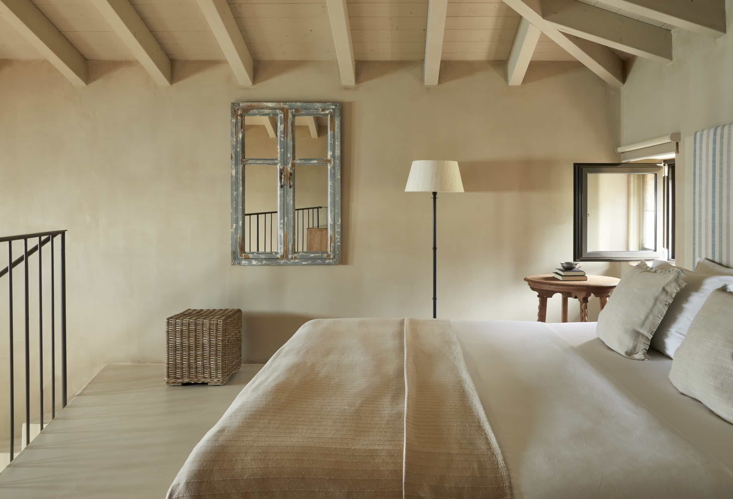 Luxury room design in a Greece's wellness retreat