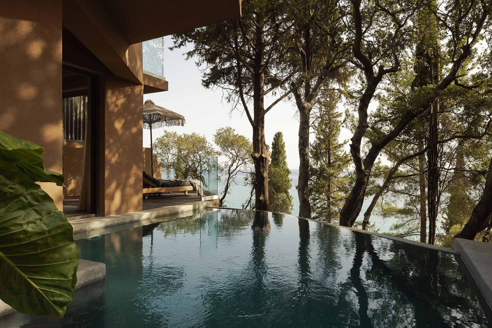 Private pool in villa at F ZEEN KEFALONIA