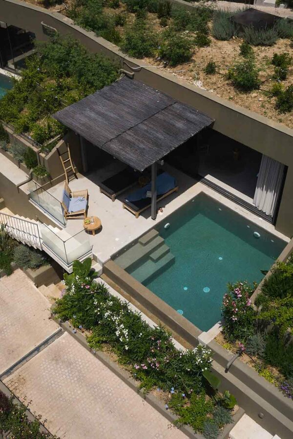 panoramic view of rooms with private pools F ZEEN KEFALONIA