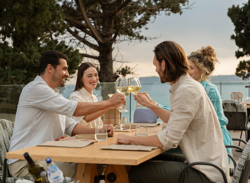 Full buck moon dinner at Gaia Restaurant