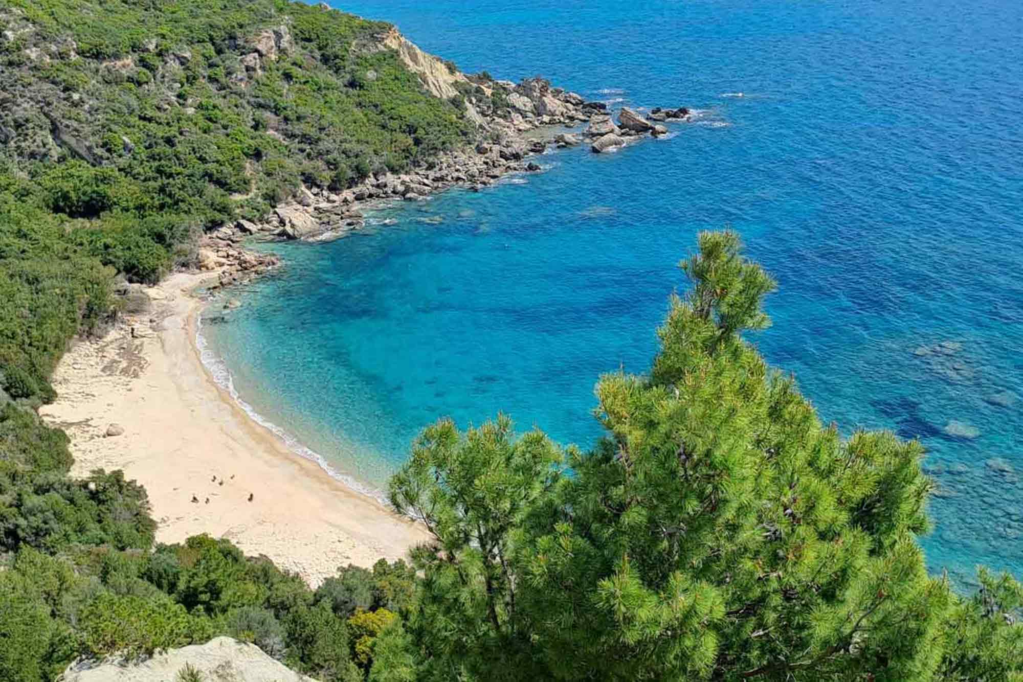 Panoramic view of Katsonas Bay Kefalonia